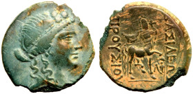 Kingdom of Bithynia, Prusias II Cynegos Æ19