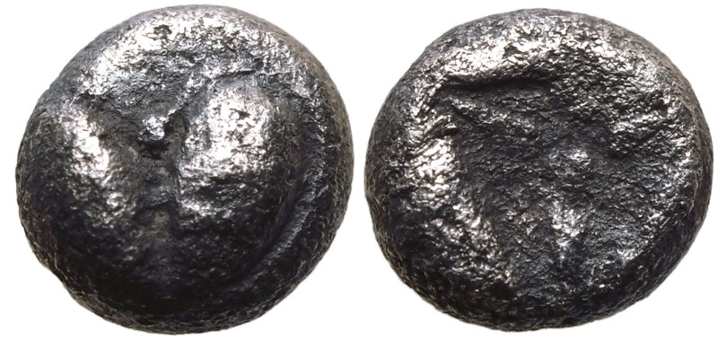ANCIENT GREECE. KYRENAIKA, KYRENE. 
Silver Obol, circa 550-500 BC. 
Obv: silph...