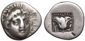 Rhodos, Rhodes, AR Hemidrachm
