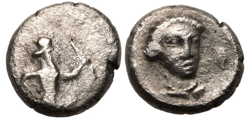ANCIENT GREECE. PERSIA, ACHAEMENID EMPIRE. 
Silver Tetartemorion , 4th Century ...