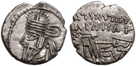 Kingdom of Parthia, Vologases VI AR Drachm