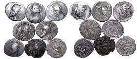 Kingdom of Parthia, Various Kings AR 8 x Drachms