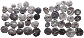Ancient Greece & Magna Graecia, Various Rulers/Cities AR 24 x Fractions