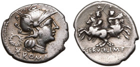 C. Servilius M. f. AR Denarius