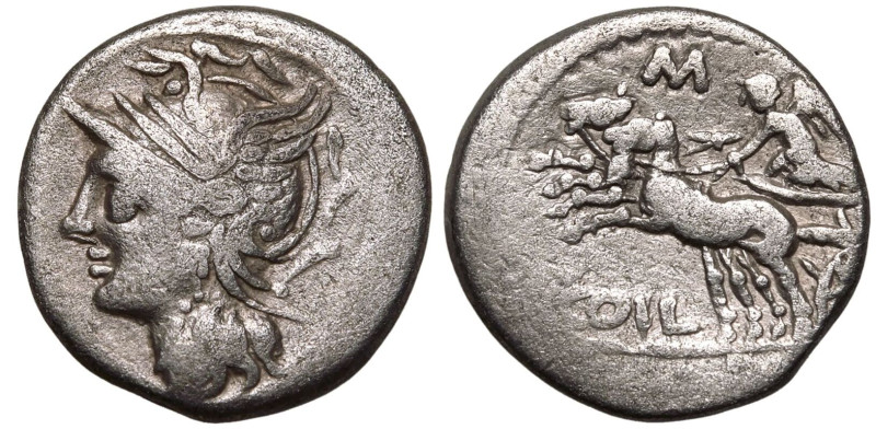 ROMAN REPUBLIC & IMPERATORIAL. C. Coelius Caldus. 
Silver Denarius, 104 BC. Rom...