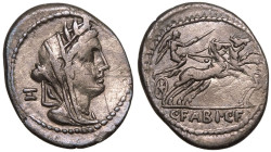 C. Fabius C. f. Hadrianus AR Denarius
