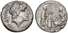 L. Pomponius Molo AR Denarius