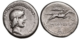 L. Calpurnius Piso Frugi AR Denarius