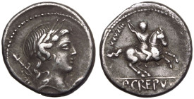 P. Crepusius AR Denarius