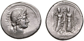 Cn. Egnatius Cn. f. Cn. n. Maxsumus AR Denarius