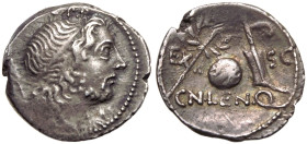 Cn. Lentulus AR Denarius