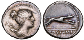 C. Postumius AR Denarius
