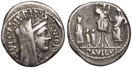 L. Aemilius Lepidus Paullus AR Denarius