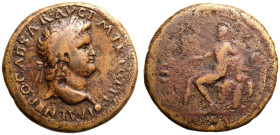 Nero Æ Sestertius