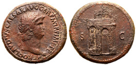 Nero Æ Sestertius