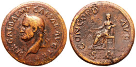 Galba Æ Sestertius