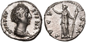 Diva Faustina I (wife of Antoninus Pius) AR Denarius