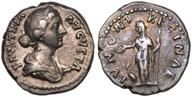 Diva Faustina II (wife of Marcus Aurelius) AR Denarius