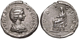 Julia Domna (wife of Septimius Severus) AR Denarius