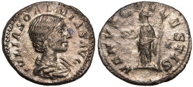 Julia Soaemias (mother of Elagabalus) AR Denarius