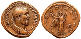Pupienus Æ Sestertius