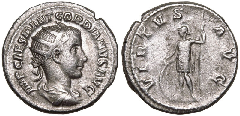ROMAN EMPIRE. Gordian III. 
Silver Antoninianus, AD 238-239. Rome. 
Obv: IMP C...
