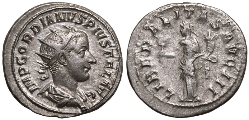 ROMAN EMPIRE. Gordian III. 
Silver Antoninianus, AD 240-241. Rome. 
Obv: IMP G...