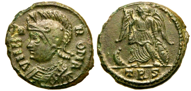 ROMAN EMPIRE. Constantine I 'the Great'. 
Bronze AE15, AD 330-331. Treveri. 
C...
