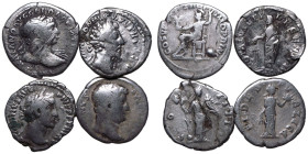 Various Emperors AR 4 x Denarii