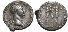 Arabia, Bostra, Trajan AR Tridrachm