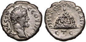 Cappadocia, Caesarea, Septimius Severus AR Drachm