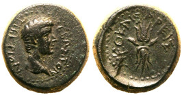 Lydia, Philadelphia, Tiberius Æ16