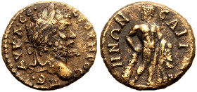 Lydia, Saitta, Septimius Severus Æ Hemiassarion