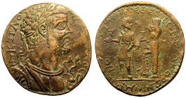 Phrygia, Hierapolis, in alliance with Ephesos, Valerian I Æ31