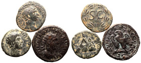 Various Emperors Æ 3 x Æ Denominations