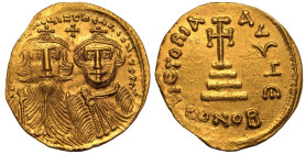 Heraclius and Heraclius Constantine AV Solidus