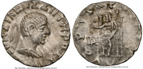 INDO-GREEK KINGDOMS. Bactria. Hermaeus Soter (ca. 105-90 BC). AR tetradrachm (26mm, 7.17 gm, 11h). NGC XF 4/5 - 3/5. Posthumous issue. ΒΑΣΙΛΕΩΣ ΣΟΤΗΡΟ...