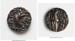 INDIA. Post-Kushan (Jammu and Kashmir). Kidarite Successors. Vinayaditya. Ca. late 5th Century AD. Debased AV dinar (21mm, 7.09 gm, 11h). Choice Fine....