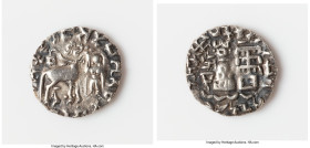 INDIA. Post-Mauryan (Punjab). Kunindas. Amoghabuti. Ca. 150-80 BC. AR drachm (18mm, 2.40 gm, 11h). Choice Fine. Indo-Greek standard. Rajna Kunimdasa A...