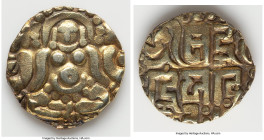 Kalachuris of Tripuri. Gangeya Deva gold 4-1/2 Masha (Dinar) ND (1015-1041) VF, Fr-219. 3.89gm. 17mm. HID09801242017 © 2024 Heritage Auctions | All Ri...