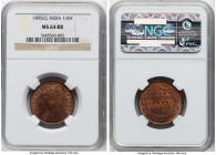 British India. Victoria 1/4 Anna 1895-(c) MS64 Red and Brown NGC, Calcutta mint, KM486. HID09801242017 © 2024 Heritage Auctions | All Rights Reserved ...