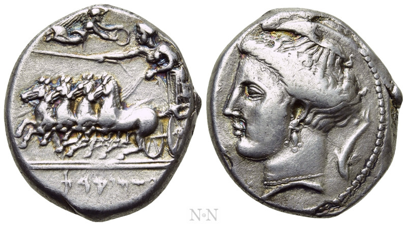 SICILY. Lilybaion (as ‘Cape of Melkart’). Tetradrachm (Circa 330-305 BC). 

Ob...