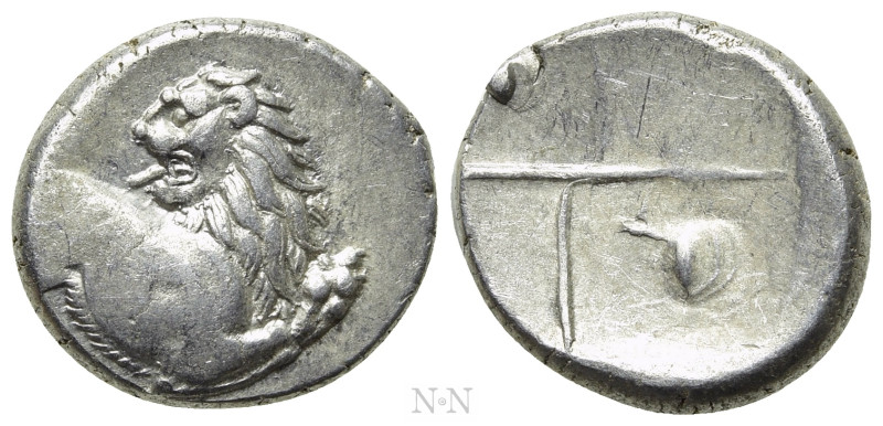 THRACE. Chersonesos. Hemidrachm (Circa 386-338 BC). 

Obv: Forepart of lion ri...