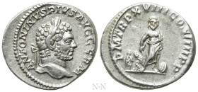 CARACALLA (198-217). Denarius. Rome