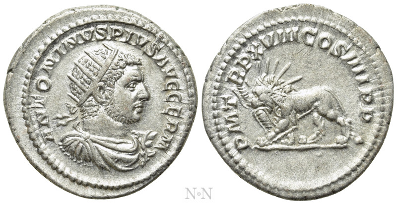 CARACALLA (198-217). Antoninianus. Rome.

Obv: ANTONINVS PIVS AVG GERM.
Radia...