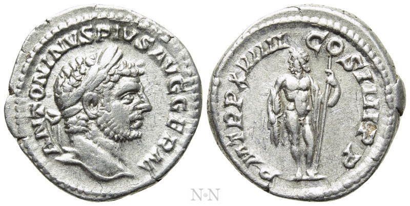 CARACALLA (198-217). Denarius. Rome. 

Obv: ANTONINVS PIVS AVG GERM. 
Laureat...