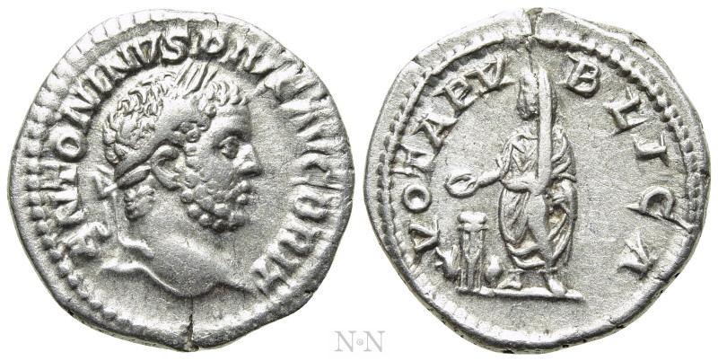 CARACALLA (198-217). Denarius. Rome. 

Obv: ANTONINVS PIVS AVG BRIT. 
Laureat...