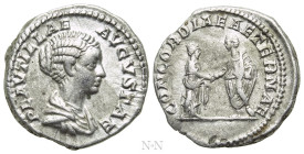 PLAUTILLA (Augusta, 202-205). Denarius. Rome