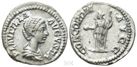 PLAUTILLA (Augusta, 202-205). Denarius. Rome