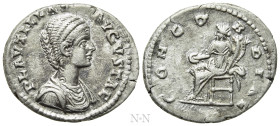 PLAUTILLA (Augusta, 202-205). Denarius. Laodicea ad Mare